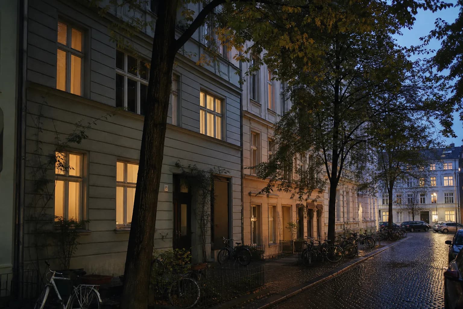 Berliner Altbaufassade als ruhiges redaktionelles Motiv zum Immobilienverkauf